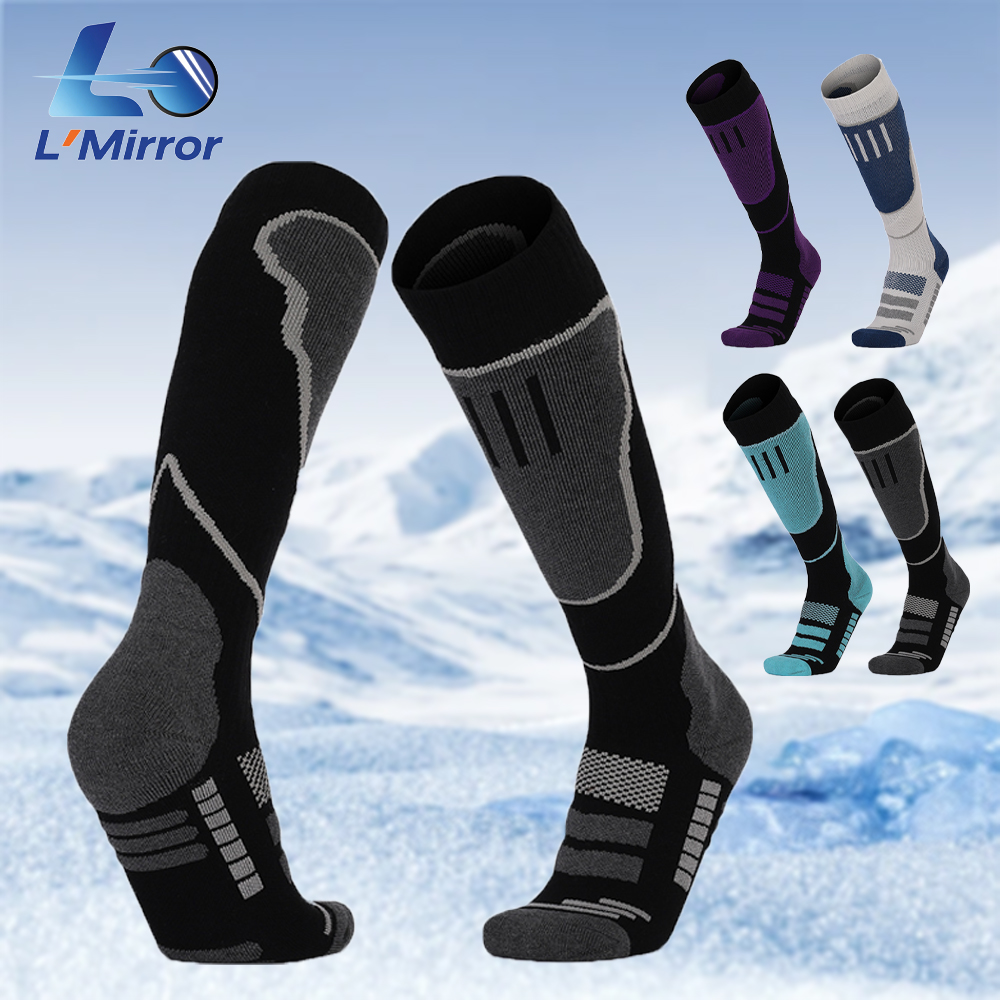 Thermal Sock Winter - L●Mirror 2 Pairs Knee High Ski