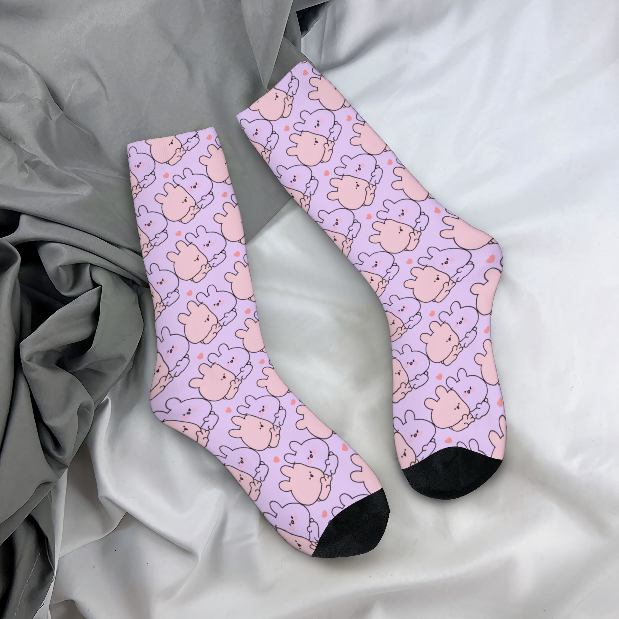 Custom Cartoon A-Asamimichans  - Dress Sock Men ulasan dan harga
