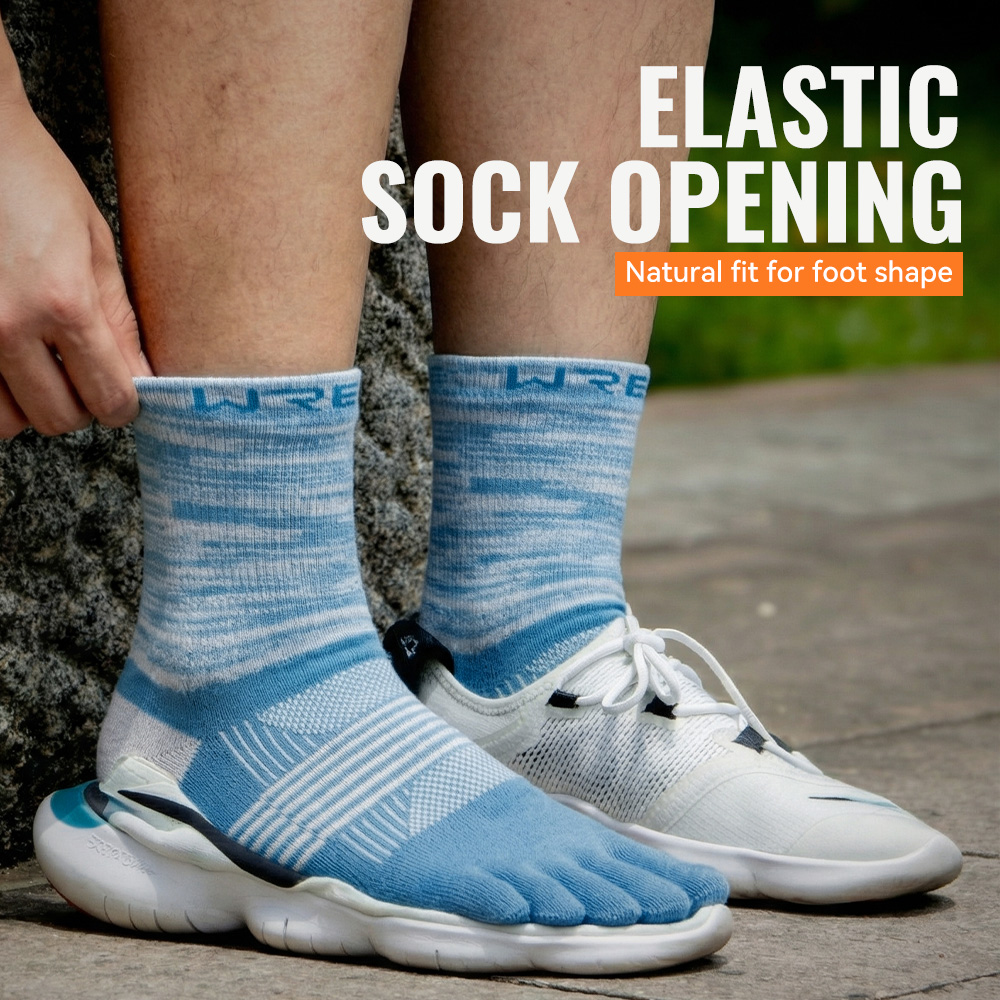 WRELS 1/2/3 Pair Five Finger S - Wool Hiking Sock ulasan dan harga