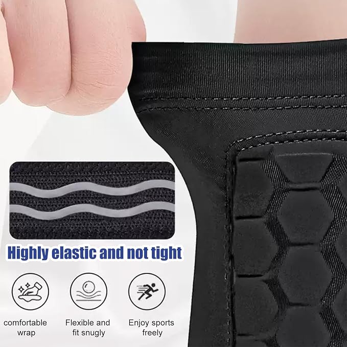 1 Pair of Soccer Shin Guards S - Compression Sleeve Calf ulasan dan harga