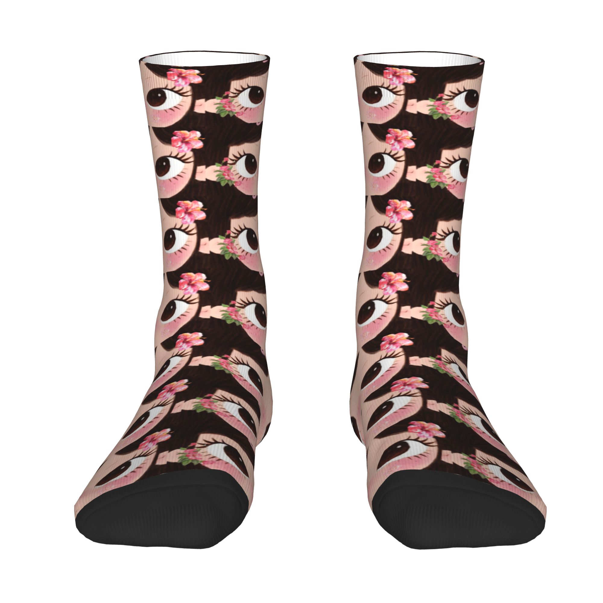 Custom Big Eyes Girl Comic Men - Dress Sock Men ulasan dan harga