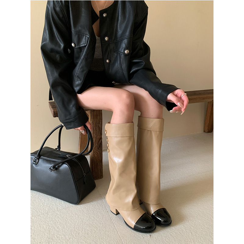 French style small fragrant ro - Knee High Sock Women ulasan dan harga