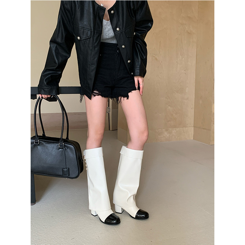 French style small fragrant ro - Knee High Sock Women ulasan dan harga