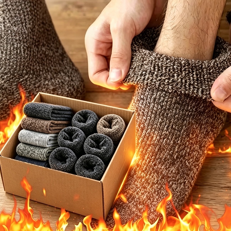 Thick Thermal Socks Men Heavy  - Thermal Sock Winter ulasan dan harga