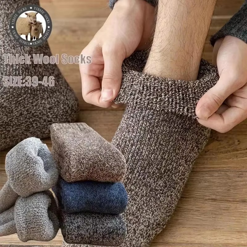 Thick Thermal Socks Men Heavy  - Thermal Sock Winter ulasan dan harga
