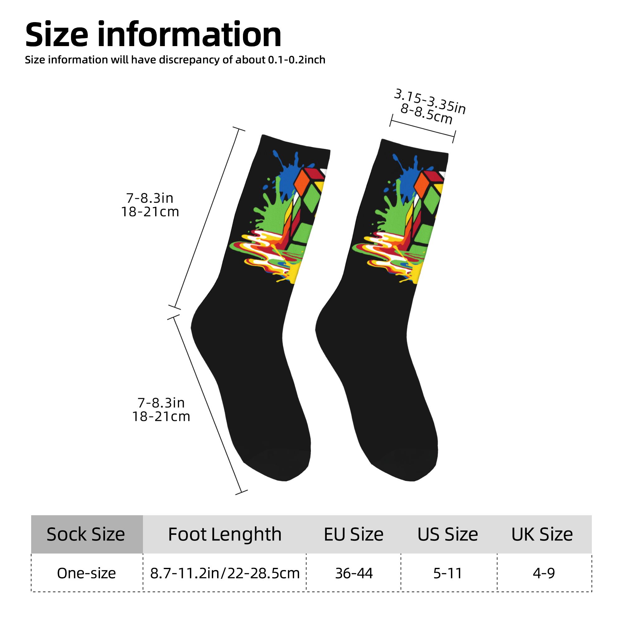 Custom Melting Rubiks Cube Men - Dress Sock Men ulasan dan harga