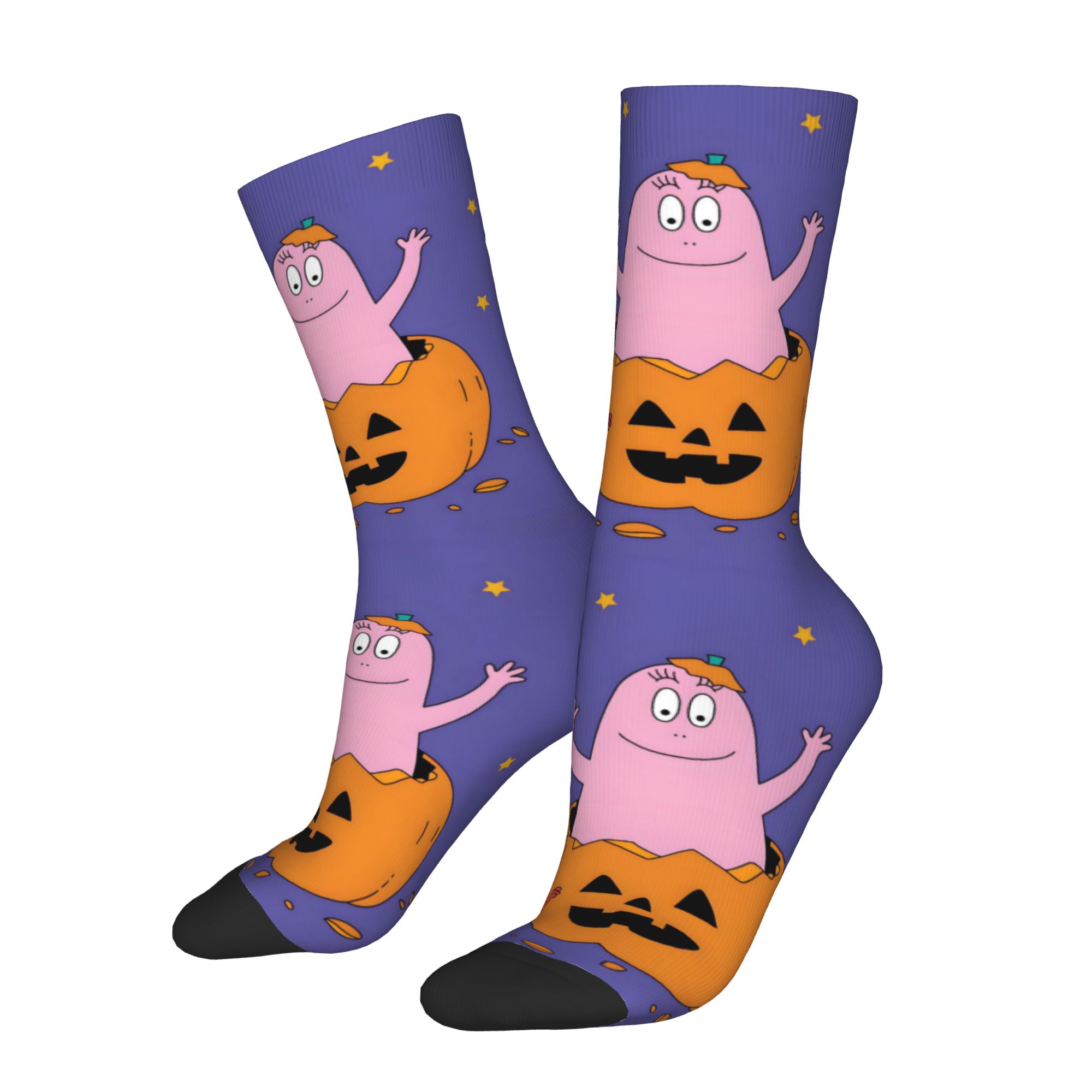 Custom Funny Cartoon Barbapapa - Dress Sock Men ulasan dan harga