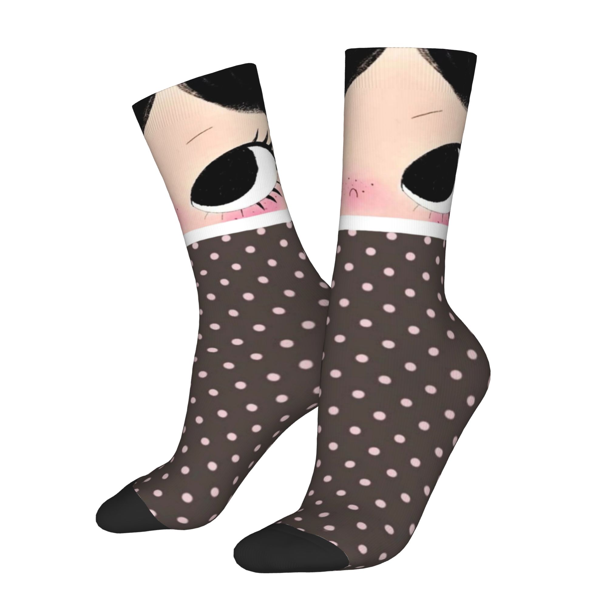 Custom Big Eyes Girl Comic Men - Dress Sock Men ulasan dan harga