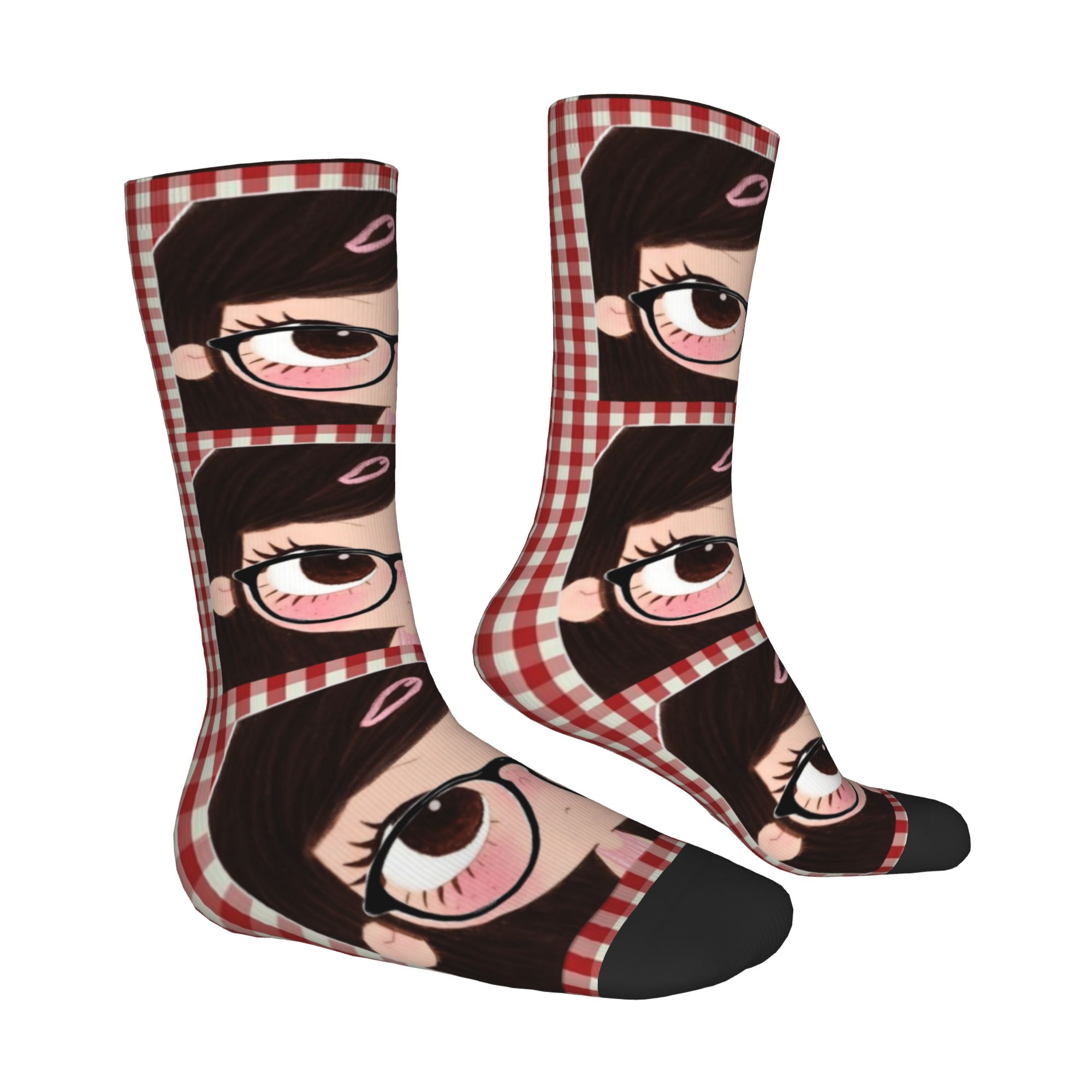 Custom Big Eyes Girl Comic Dre - Dress Sock Men ulasan dan harga